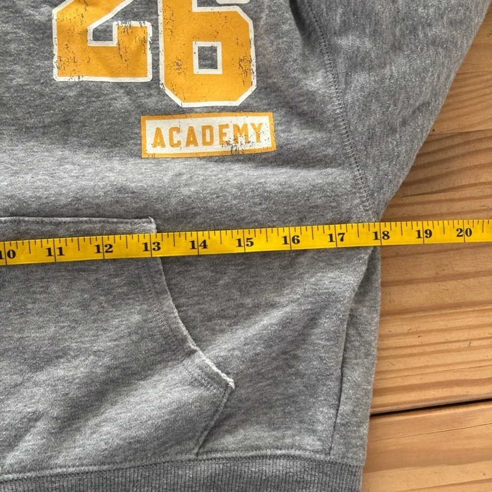 Arizona Jean Company Gray Varsity Jacket with Yellow Detail